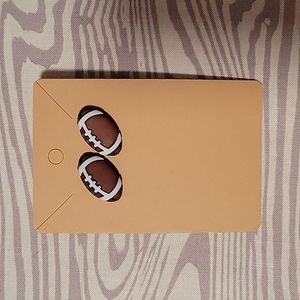 Football Stud Earrings